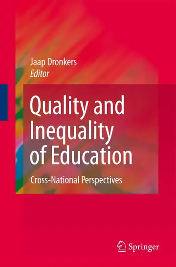 Cover of Quality and Inequality of Education