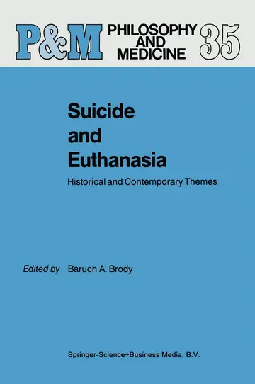 Cover of Suicide and Euthanasia