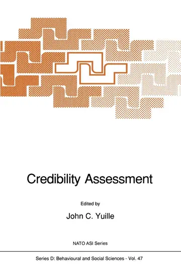 Cover of Credibility Assessment