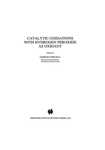 Cover of Catalytic Oxidations with Hydrogen Peroxide as Oxidant
