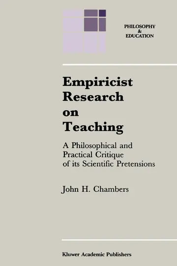 Cover of Empiricist Research on Teaching
