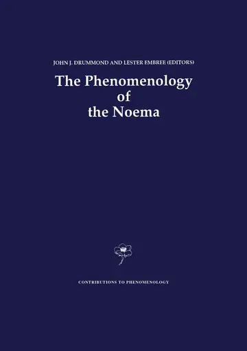 Cover of The Phenomenology of the Noema