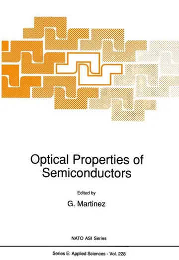Cover of Optical Properties of Semiconductors