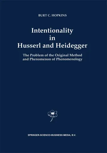 Cover of Intentionality in Husserl and Heidegger