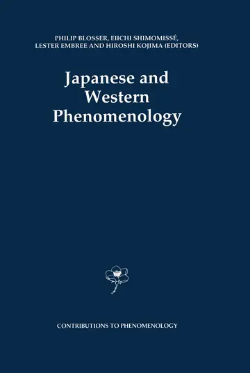 Cover of Japanese and Western Phenomenology