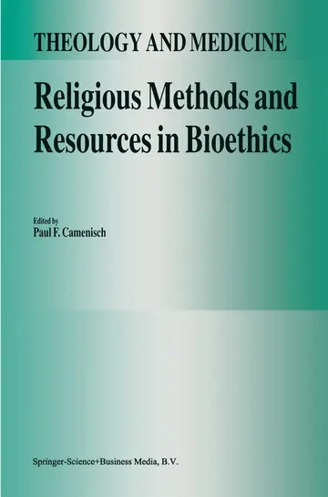 Cover of Religious Methods and Resources in Bioethics