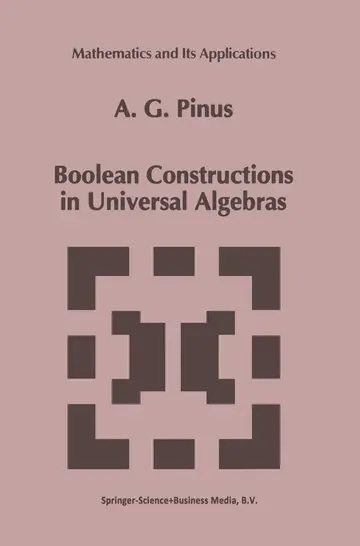 Cover of Boolean Constructions in Universal Algebras
