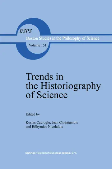 Cover of Trends in the Historiography of Science