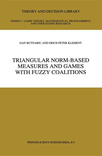Cover of Triangular Norm-based Measures and Games with Fuzzy Coalitions