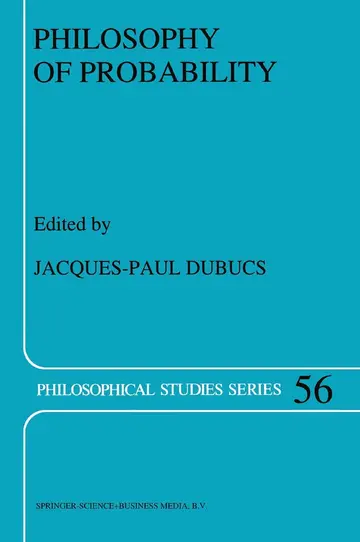 Cover of Philosophy of Probability