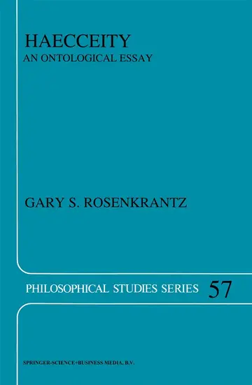 Cover of Haecceity