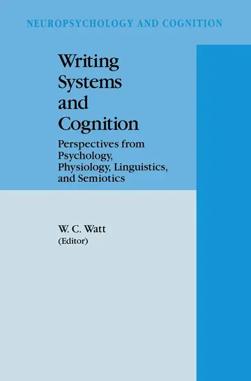 Cover of Writing Systems and Cognition