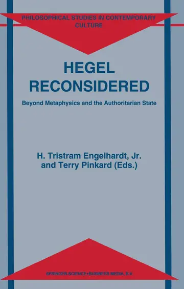 Cover of Hegel Reconsidered