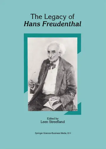 Cover of The Legacy of Hans Freudenthal