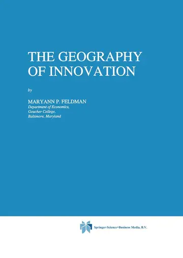 Cover of The Geography of Innovation