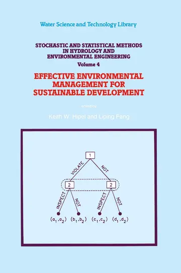 Cover of Stochastic and Statistical Methods in Hydrology and Environmental Engineering