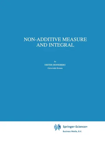 Cover of Non-additive Measure and Integral