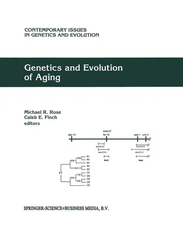 Cover of Genetics and Evolution of Aging