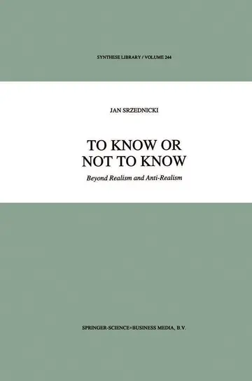 Cover of To Know or Not to Know