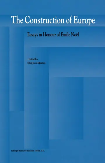 Cover of The Construction of Europe