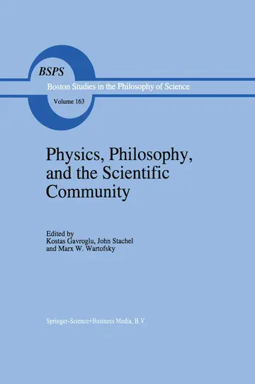 Cover of Physics, Philosophy, and the Scientific Community