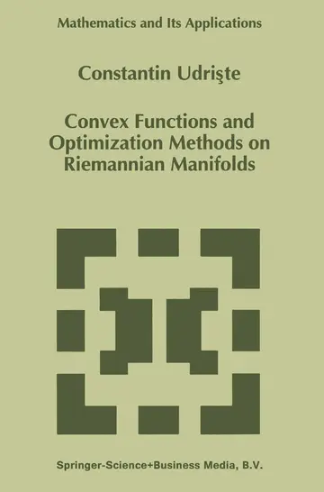 Cover of Convex Functions and Optimization Methods on Riemannian Manifolds