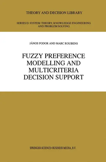 Cover of Fuzzy Preference Modelling and Multicriteria Decision Support