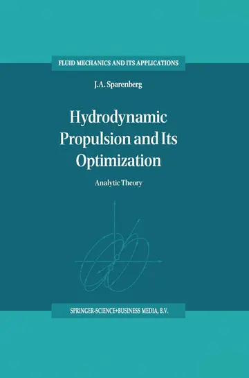 Cover of Hydrodynamic Propulsion and Its Optimization