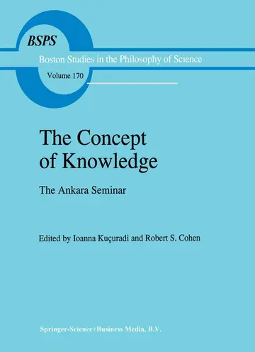 Cover of The Concept of Knowledge