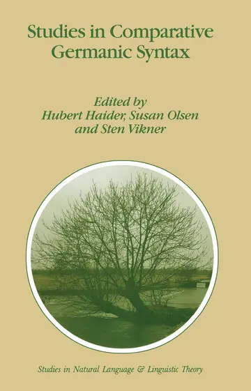 Cover of Studies in Comparative Germanic Syntax