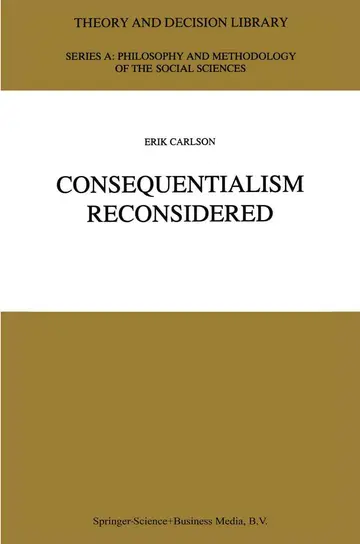 Cover of Consequentialism Reconsidered