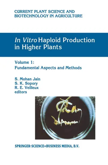 Cover of In Vitro Haploid Production in Higher Plants
