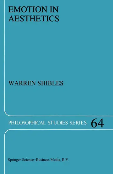 Cover of Emotion in Aesthetics