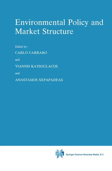 Cover of Environmental Policy and Market Structure