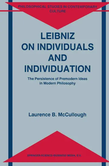 Cover of Leibniz on Individuals and Individuation