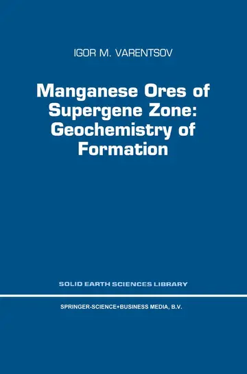 Cover of Manganese Ores of Supergene Zone