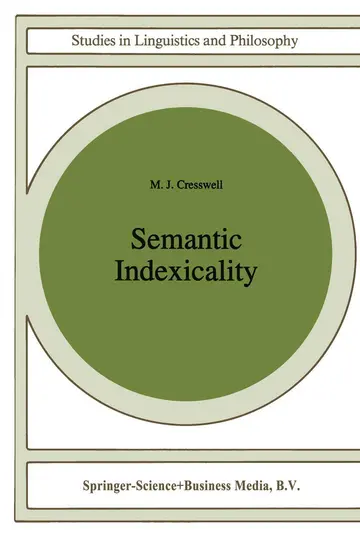 Cover of Semantic Indexicality