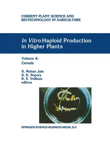 Cover of In Vitro Haploid Production in Higher Plants