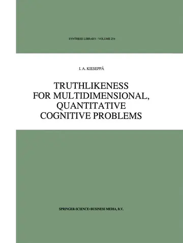 Cover of Truthlikeness for Multidimensional, Quantitative Cognitive Problems