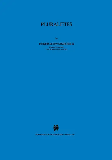 Cover of Pluralities