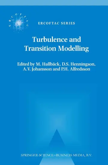 Cover of Turbulence and Transition Modelling