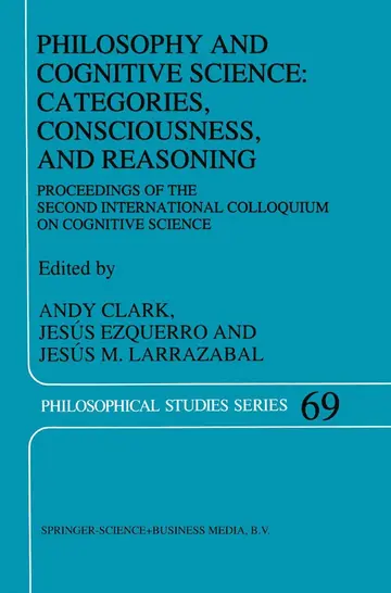 Cover of Philosophy and Cognitive Science