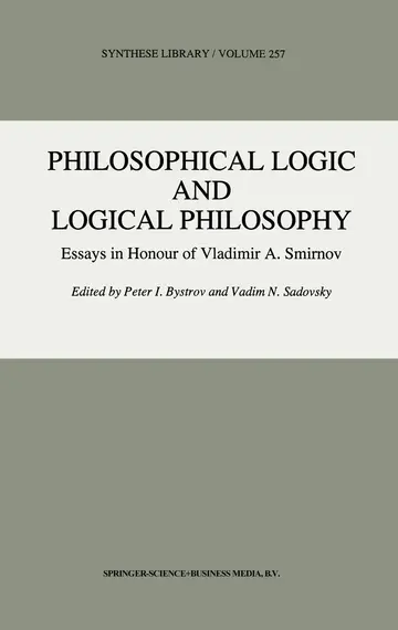 Cover of Philosophical Logic and Logical Philosophy