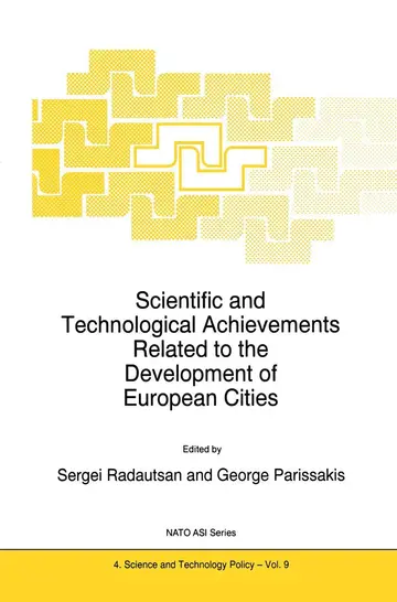 Cover of Scientific and Technological Achievements Related to the Development of European Cities