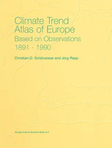 Cover of Climate Trend Atlas of Europe Based on Observations 1891–1990