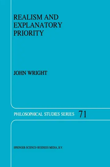 Cover of Realism and Explanatory Priority