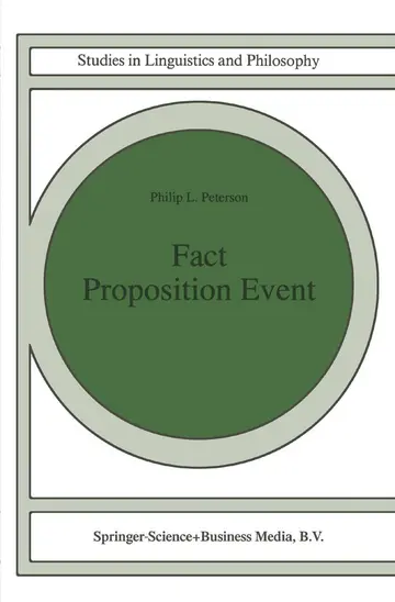 Cover of Fact Proposition Event
