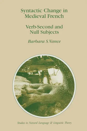 Cover of Syntactic Change in Medieval French