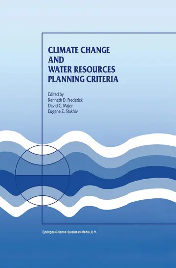 Cover of Climate Change and Water Resources Planning Criteria
