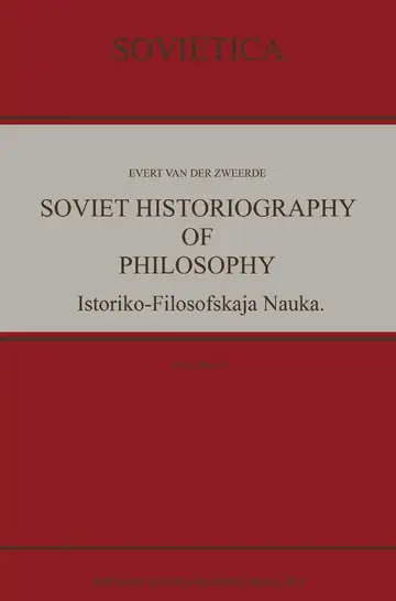 Cover of Soviet Historiography of Philosophy
